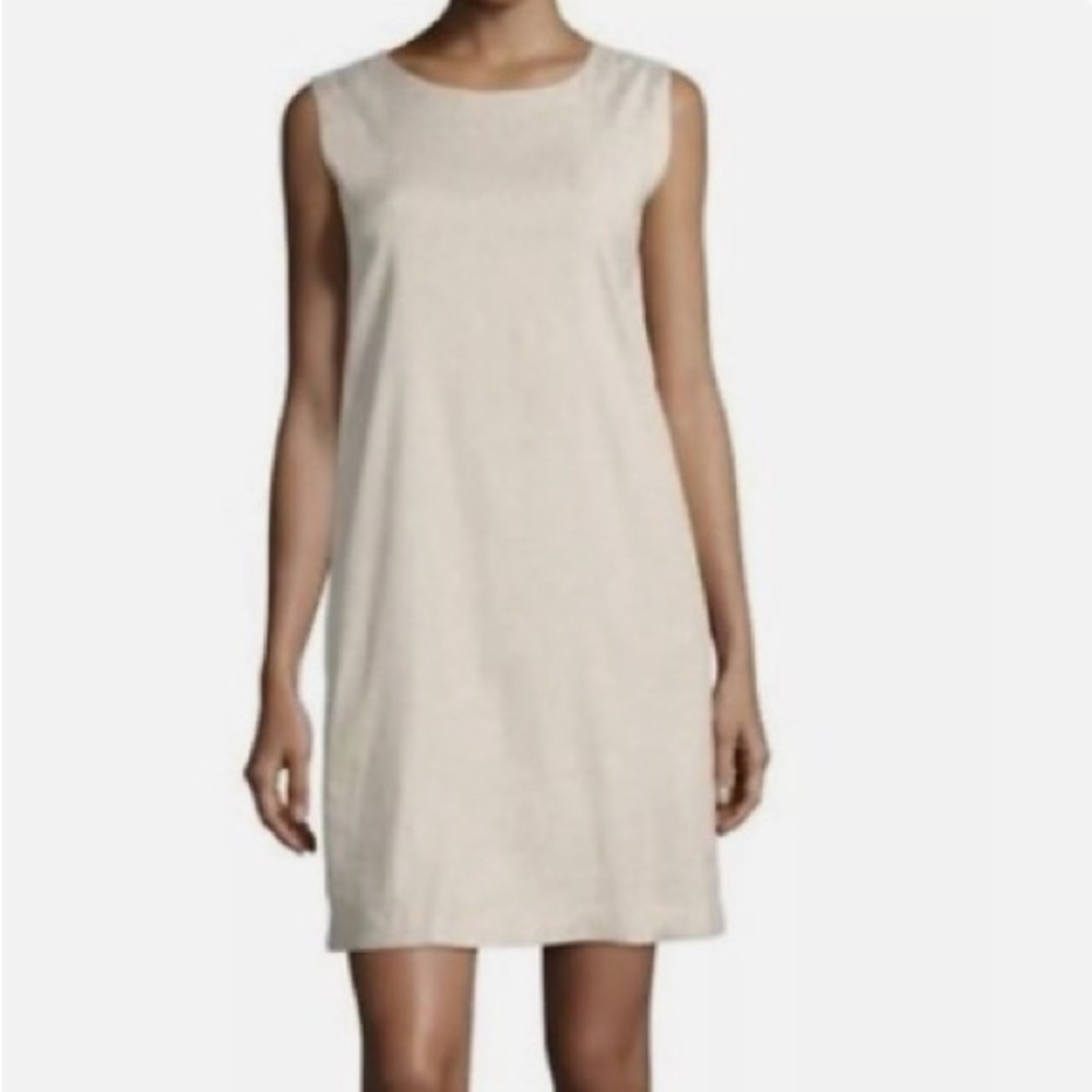 Theory Light Beige Linen Top